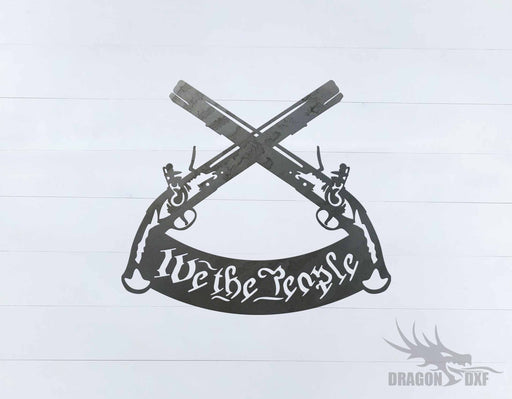 We The People Gun 10 - DXF Download
