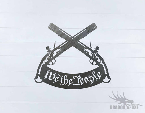 We The People Gun 10 - DXF Download