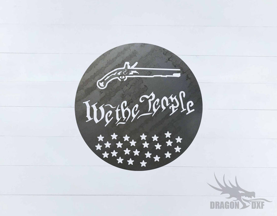 We The People Gun 3 - DXF Download