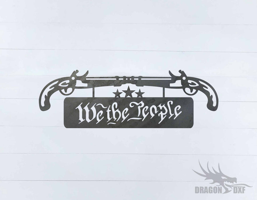 We The People Gun 4 - DXF Download