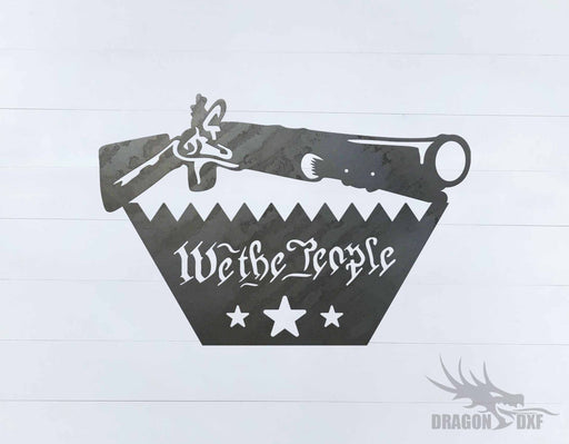 We The People Gun 5 - DXF Download