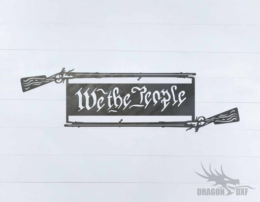 We The People Gun 7 - DXF Download