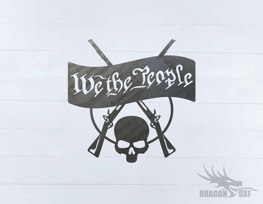 We The People Gun 8 - DXF Download