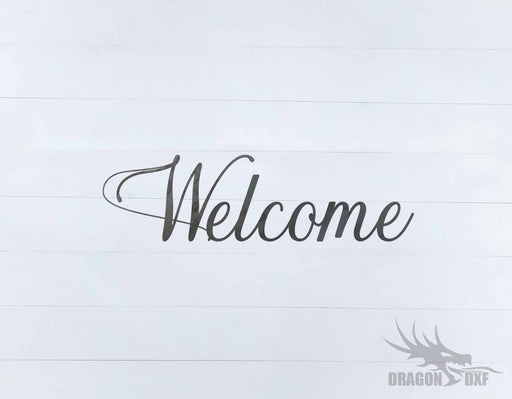 Welcome Design 1 - DXF Download
