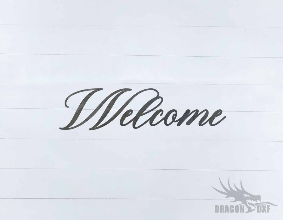 Welcome Design 2 - DXF Download
