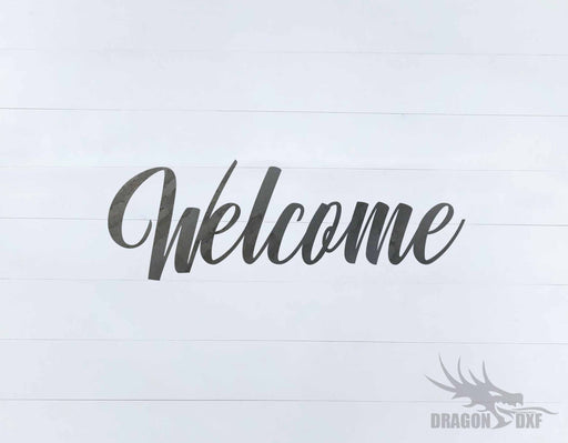 Welcome Design 4 - DXF Download