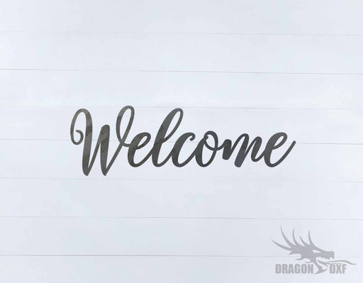 Welcome Design 5 - DXF Download
