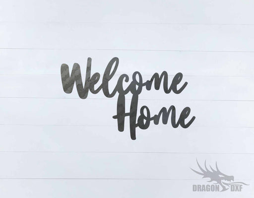 Welcome Home Design 1 - DXF Download