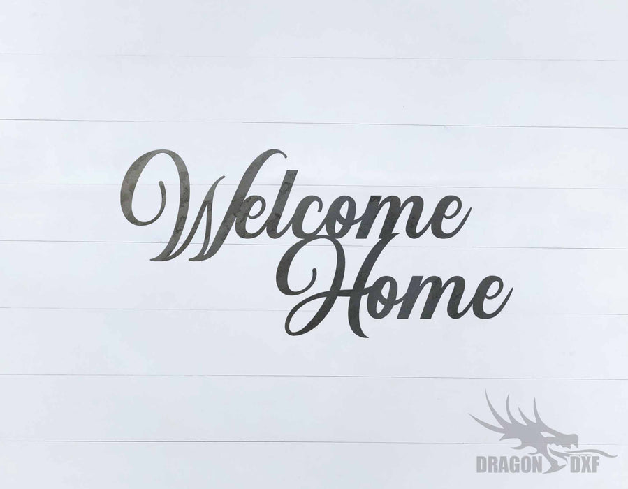 Welcome Home Design 2 - DXF Download