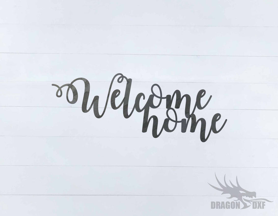 Welcome Home Design 3 - DXF Download