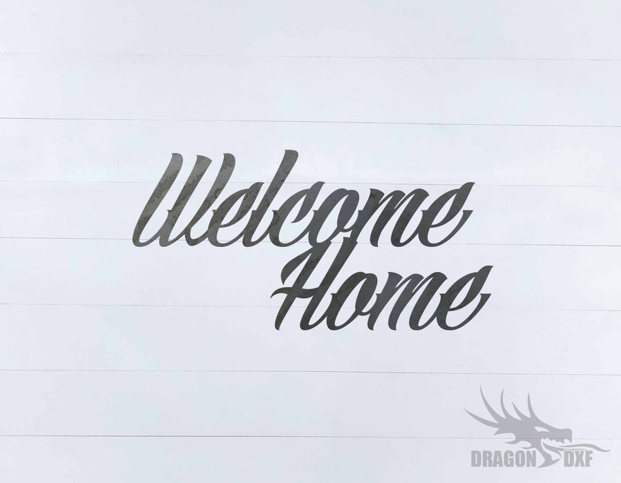 Welcome Home Design 5 - DXF Download