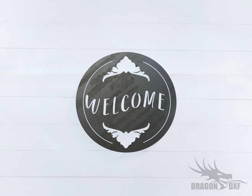 Welcome Sign 10 - DXF Download