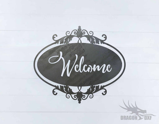 Welcome Sign 14 - DXF Download