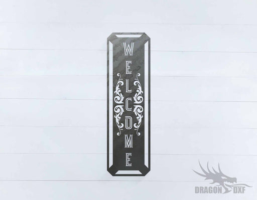 Welcome Sign 15 - DXF Download