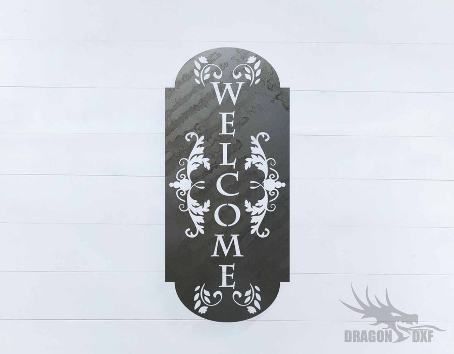 Welcome Sign 16 - DXF Download