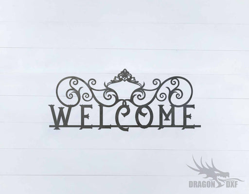 Welcome Sign 18 - DXF Download