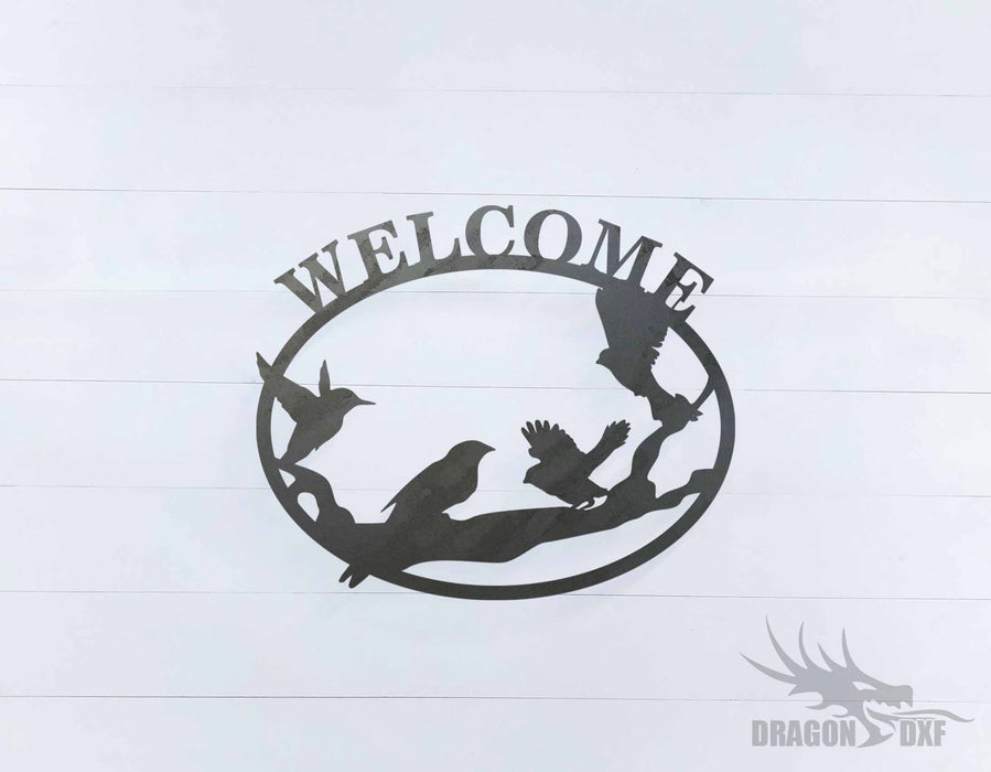 Welcome Sign 1 - DXF Download