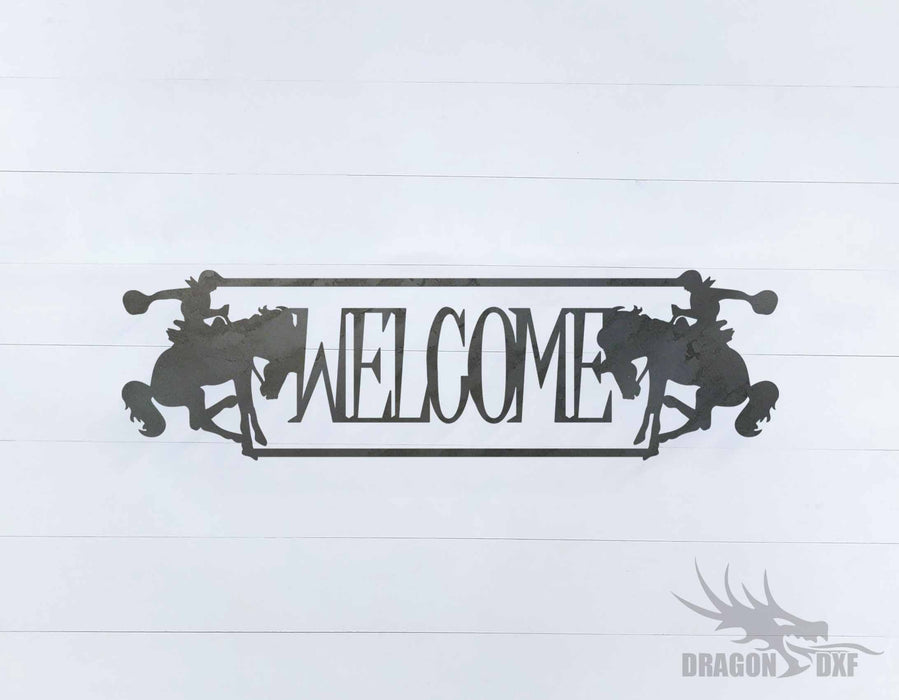 Welcome Sign 24 - DXF Download