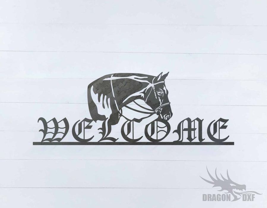 Welcome Sign 26 - DXF Download
