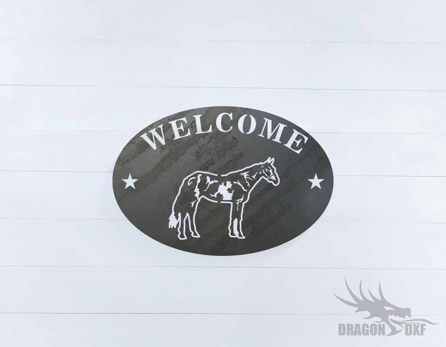 Welcome Sign 27 - DXF Download