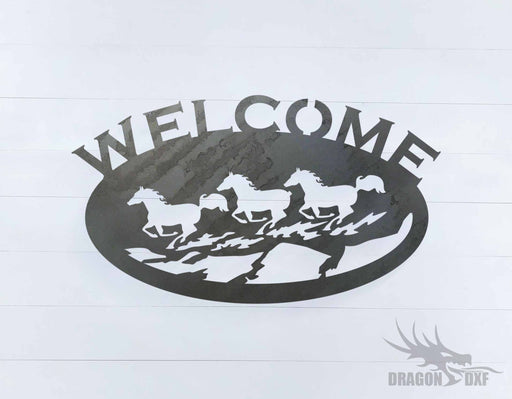 Welcome Sign 29 - DXF Download