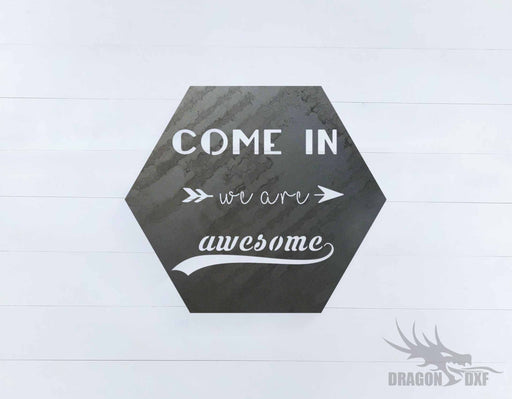 Welcome Sign 30 - DXF Download