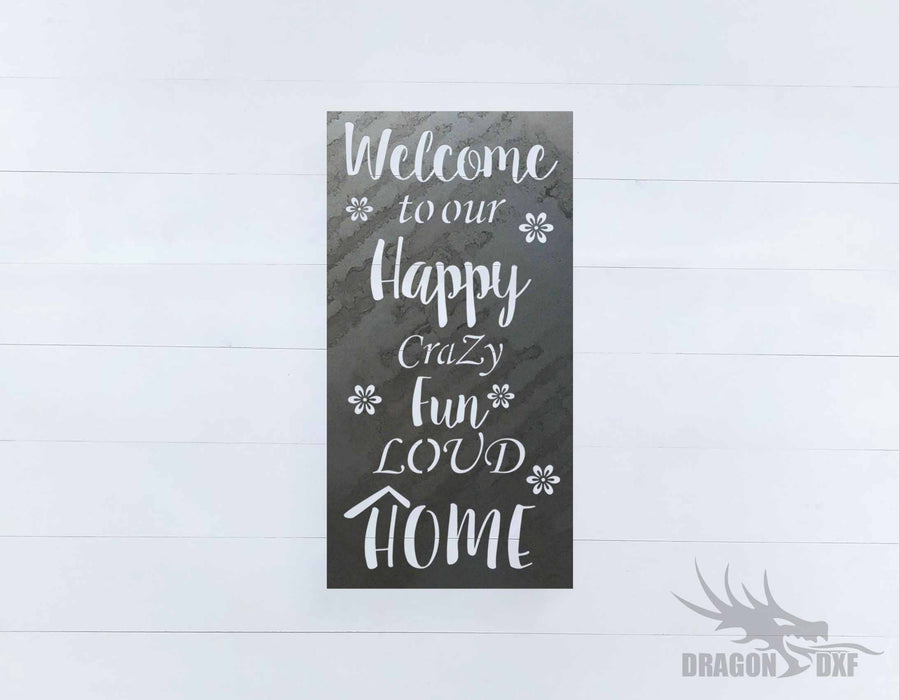 Welcome Sign 36 - DXF Download