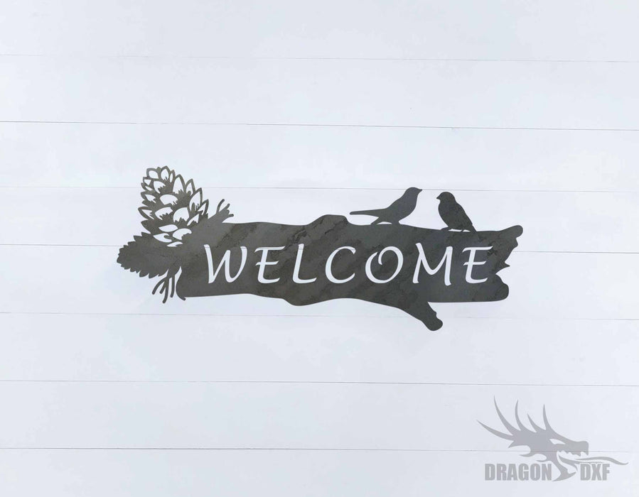Welcome Sign 38 - DXF Download