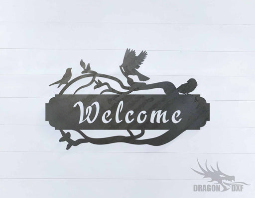 Welcome Sign 3 - DXF Download