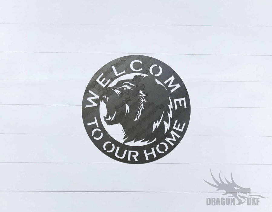 Welcome Sign 46 - DXF Download