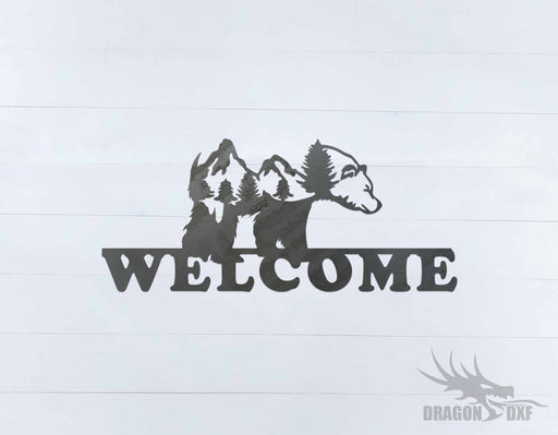 Welcome Sign 49 - DXF Download