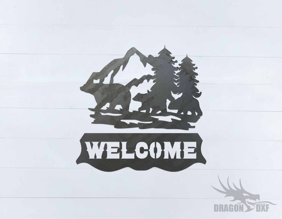 Welcome Sign 50 - DXF Download