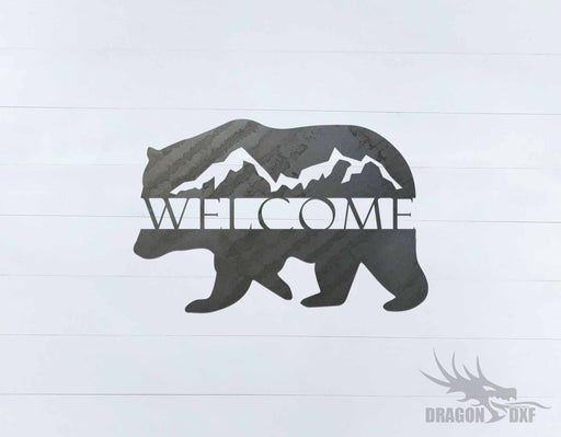 Welcome Sign 52 - DXF Download