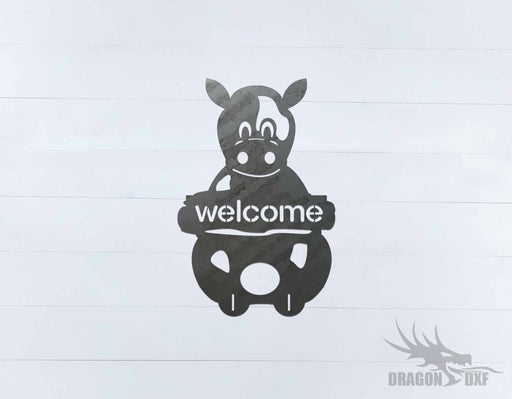 Welcome Sign 53 - DXF Download