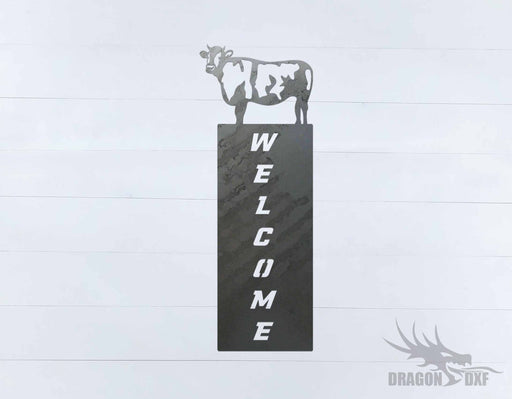 Welcome Sign 56 - DXF Download