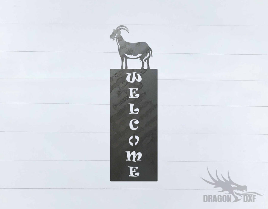 Welcome Sign 58 - DXF Download