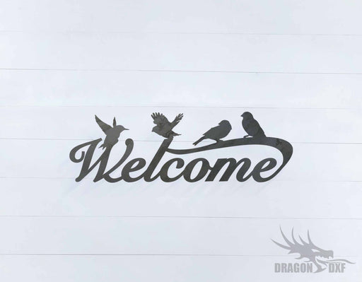 Welcome Sign 5 - DXF Download