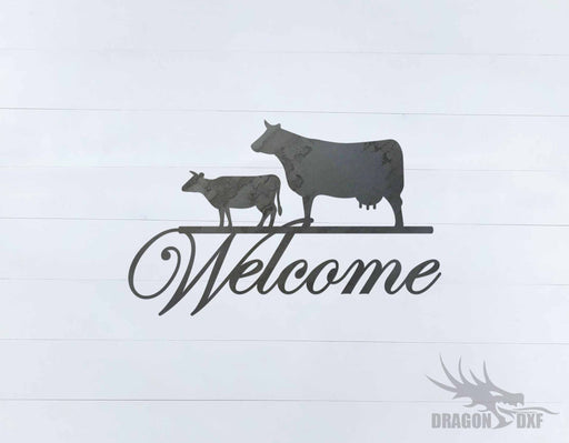 Welcome Sign 61 - DXF Download