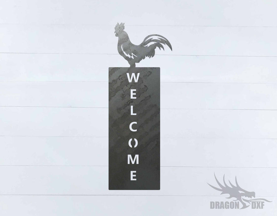 Welcome Sign 63 - DXF Download