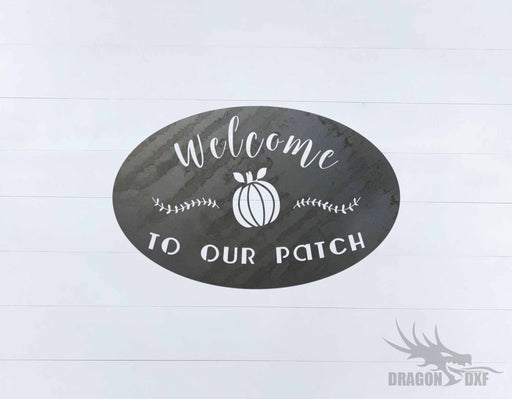 Welcome Sign 69 - DXF Download