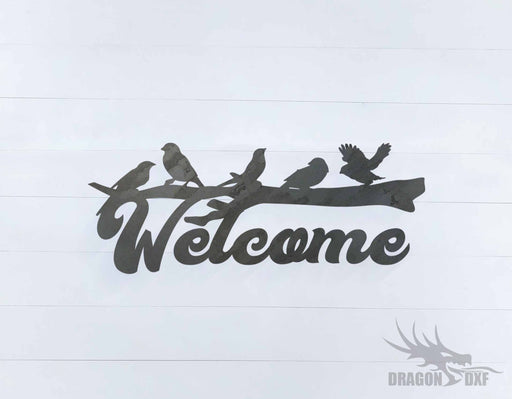 Welcome Sign 6 - DXF Download