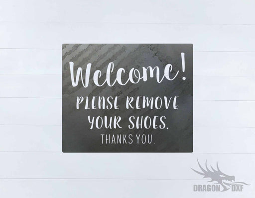 Welcome Sign 70 - DXF Download