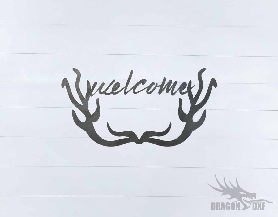 Welcome Sign 75 - DXF Download