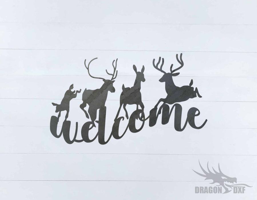 Welcome Sign 77 - DXF Download