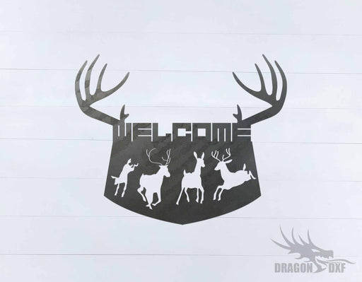 Welcome Sign 78 - DXF Download