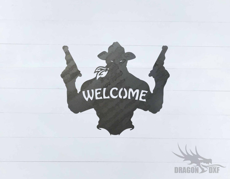 Welcome Sign 79 - DXF Download