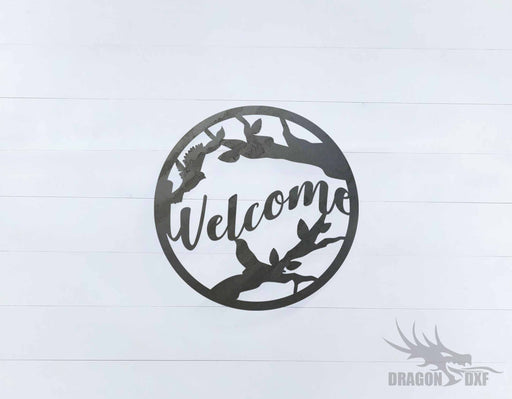 Welcome Sign 7 - DXF Download