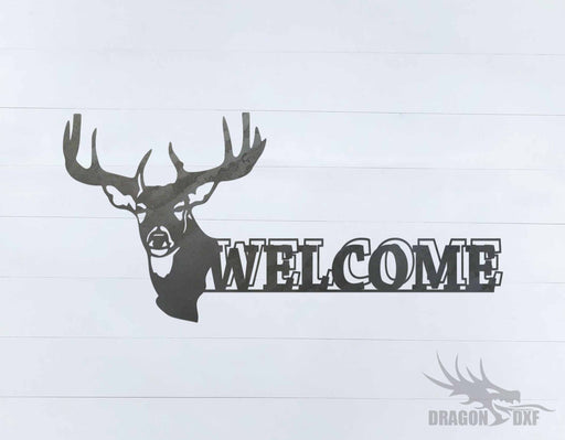 Welcome Sign 80 - DXF Download
