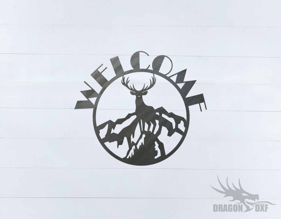 Welcome Sign 81 - DXF Download