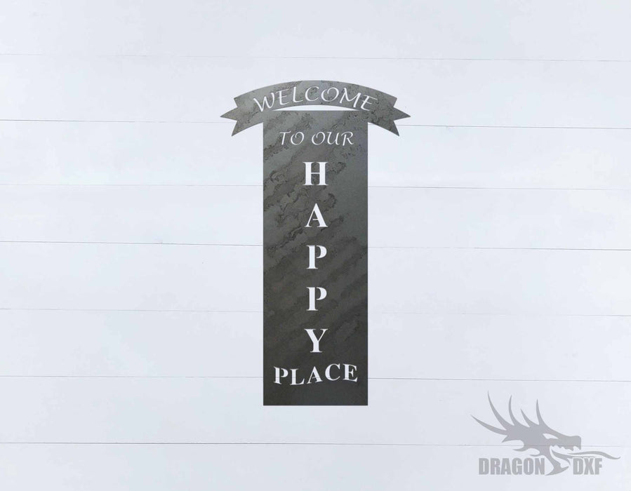 Welcome Sign 83 - DXF Download